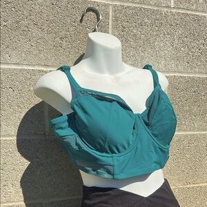 Adore Me Teal Bikini Top